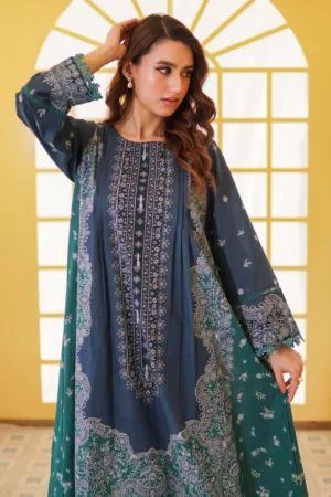 Stitched Printed Khaddar 2-Piece
