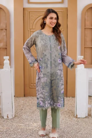 Stitched Printed Khaddar 2-piece