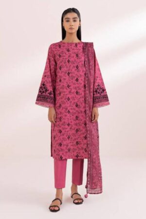 Sapphire 3-piece Embroidered lawn