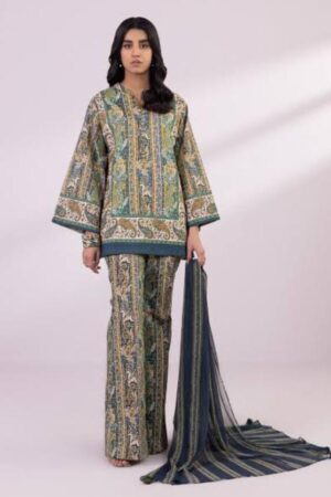 Sapphire 1-piece Printed Lawn Shirt