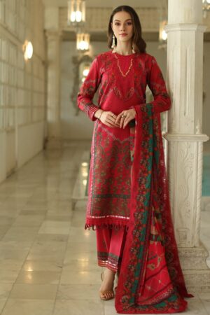 3-Piece Unstitched Embroidered Lawn Collection  AN5-05