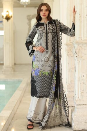 3-piece Unstitched Embroidered Lawn Collection CN5-02